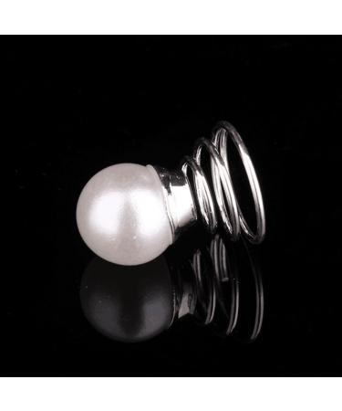 Slivercolor 12-Piece Bridal Hair Accessories Set | Curlies Spirals & Pearl Hair Clips for Elegant Weddings - Buy Online on GoSupps.com