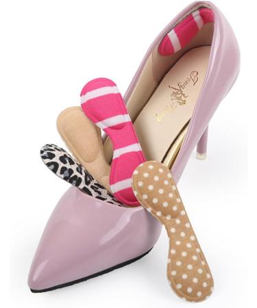 FRCOLOR Heel Pads - 4 Pairs Anti-Wear Heel Grips for Shoes | Comfortable Feet Pads for All-Day Support - Buy Online on GoSupps.com