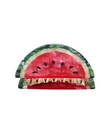 Watermelon Hair Clips Small Claw Clips for Girls Acetate Hair Clips for Women