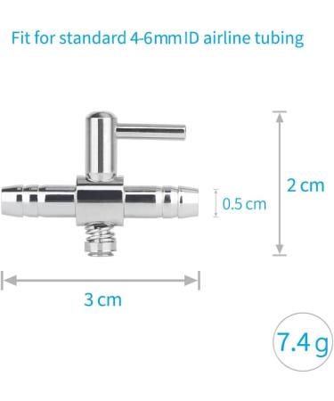 Pawfly 6 PCs Aquarium Air Pump Control Valve Splitter - Optimal Flow for Fish Tanks - Buy Online on GoSupps.com