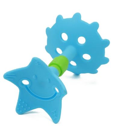 Innobaby Original Teethin' Smart EZ Grip Star Teether and Sensory Toy for Babies and Toddlers. BPA Free Teether