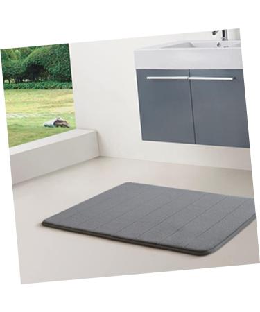 PRETYZOOM Area Rugs Tile Flooring Mat Outdoor Floor Mat Non Slip Carpet Bed Room Carpet Bath Mat Absorb Water Grey 20 x 32 cm (Rectangular) - Buy Online on GoSupps.com