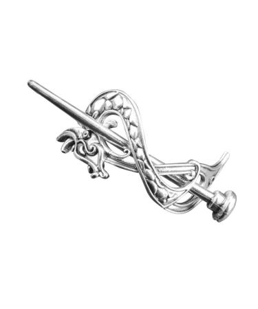 LALAFINA Mens Hair Comb Viking for Hair Accessory for Women Hair Jewels for Women Round Hair Clip Accesorios Para Mujer Metal Bun Cage Hair Stick Clips Hair Pin Jewelry Girl Woman