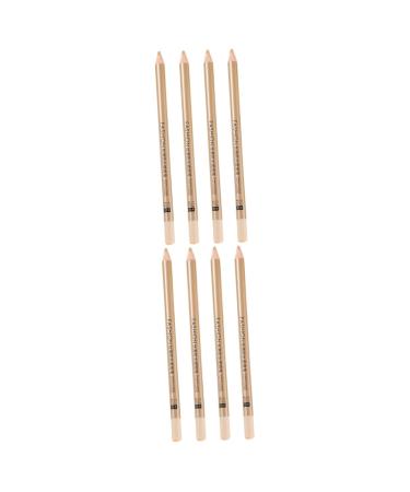 Healvian 8 Pcs Concealer Pen Blemish Concealer Cover up Makeup Concealer Korean Concealer White Wooden