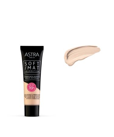 Astra Make-Up Foundation Soft Mat Foundation 0001 - Cloud