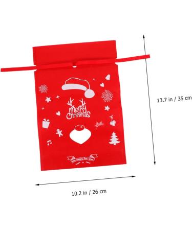LALAFINA 10pcs Christmas Bouts Candy Bags Men for Christmas Drawstring Bag Christmas Bag Beam Port - Buy Online on GoSupps.com