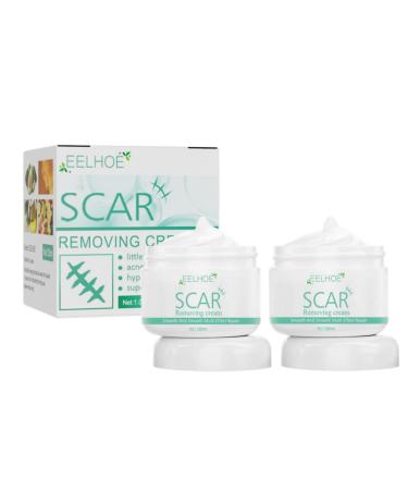 FUSIAT Scar Removal Cream Removal Cream For Old Scars Stretch marks Scar Gel Treatment Face Acne Scar Cream for Men and Women Remover Repair Skin Scar (30ml 2pcs)