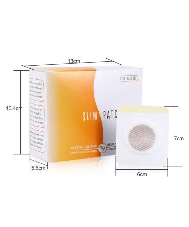 Slim Patch Belly Fat Burner - Natural Slimming Wonder Patch for Weight Loss & Cellulite Removal (30PCs) - Ultimate Body Wrap Solutions - Buy Online on GoSupps.com
