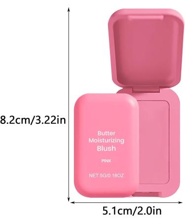 Blush for Cheeks | Full Coverage Blush | Butter Moisturizing Blush | Concealer & Contour Palette Kit Women's Blush Palette for Women Long Lasting for All Skin Types Pink 1 count (Pack of 1) - Buy Online on GoSupps.com