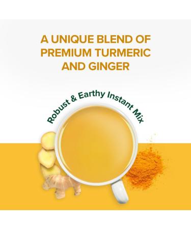 VAHDAM Turmeric Ginger Latte Mix (40 Cups 3.53oz) Caffeine-Free Golden Milk Powder With Curcumin Black Pepper & Ginger | Brew Hot/Iced Tea Or Turmeric Latte - Buy Online on GoSupps.com