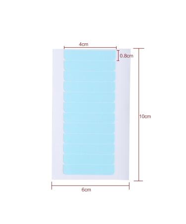 60 Pieces Replacement Adhesive Strips for Real Hair Tape Extensions | Double-Sided Super Adhesive Tabs | Beauty Tool - Buy Online on GoSupps.com