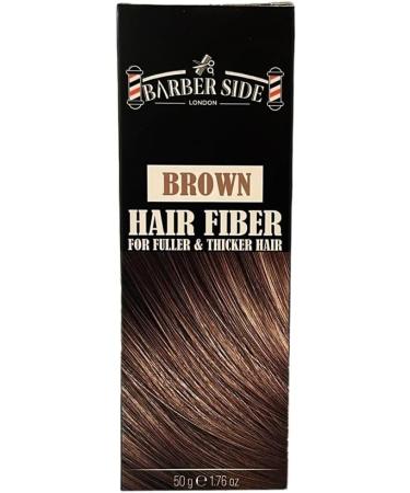 ican Barber Side London Hair Fiber For Fuller & Thicker Hair Hair Loss Concealer for Men and Women Brown 50g - Buy Online on GoSupps.com