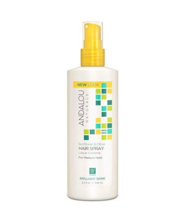 Andalou Naturals Medium Hold Hair Spray Sunflower and Citrus - 8.2 fl oz