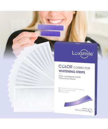 Teeth Whitening Strips - Non-Sensitive & Professional Kit for Smokers & Coffee Drinkers | 28 Strips (14 Treatments) | Mint Flavored - Buy Online on GoSupps.com