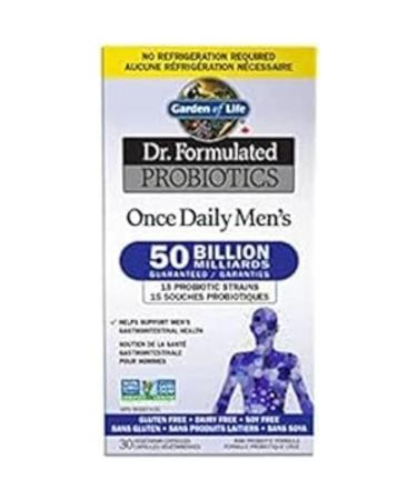 Garden of Life Dr. Formulated Once Daily Men 50-Billion Probiotics 30 Vegetarian Capsules
