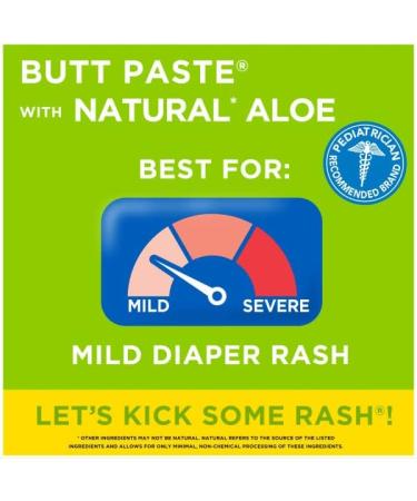 Boudreaux's All Natural Butt Paste 4 oz (Pack of 2) - Soothing Diaper Rash Relief - Buy Online on GoSupps.com