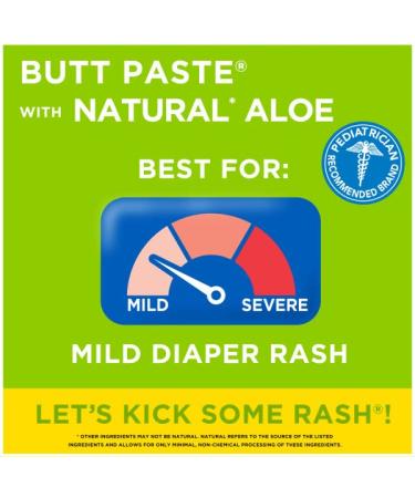 Boudreaux's Butt Paste with Aloe 4 oz. Diaper Rash Cream Ointment for Baby - Pack of 12 - Buy Online on GoSupps.com