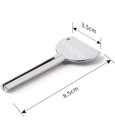 UDQYQ 3 pieces tube squeezer stainless steel tube squeezer metal toothpaste squeezer tube dispenser save toothpaste creams paint ointment no more mess and waste. (Silver) - Buy Online on GoSupps.com