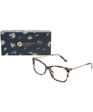 Peepers Women's Blue Light Glasses - Beauty Gray Tortoise 53mm - Buy Online on GoSupps.com