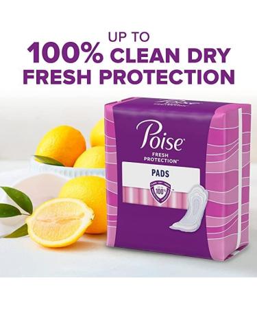 Poise Maximum Absorbent Female Bladder Control Pads - Pack of 48 Regular Disposable Pads - Buy Online on GoSupps.com