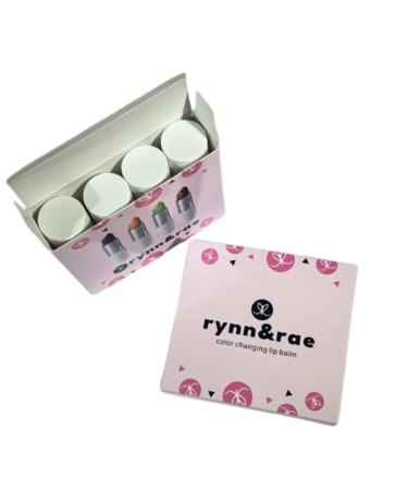 rynn&rae Aloe Vera Moisturizing Lip Balm - Magic PH Color Change Jelly Lipstick - Vegan Organic Therapy - Set of 4 - Buy Online on GoSupps.com