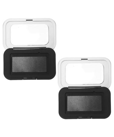 Healvian Lot de 2 Palettes Magn tiques de Maquillage Miroir Bo tes de Rangement Portables pour Fards Paupi res et Blush Mat riau Solide Palette de Maquillage DIY pour Voyage et Usage