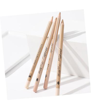  Mikinona Mikinona 4 Pieces Concealer Pen Make-up Skincare Beauty Product Skin Care Concealer Pen Concealer Pencil Makeup Concealer Cosmetic Concealer Pencils Highlights Concealer Pen Wooden White - Buy Online on GoSupps.com
