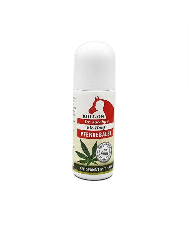Dr. Jacoby Unisex Adult Horse Ointment Organic Hemp Roll-On 75ml Rollon transparent one size