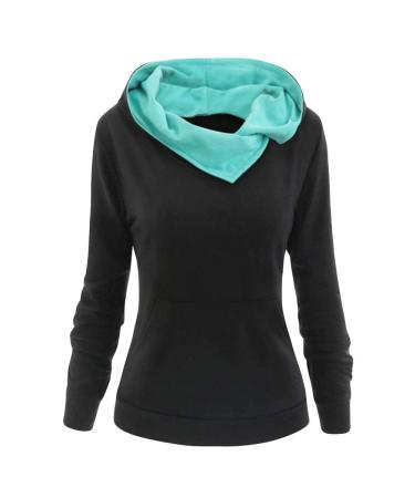 Bigfanshu Womens Female Sweatshirt Fashion Butterfly Skull Print Hoodie Tops Casual Pullovers Black X-Large