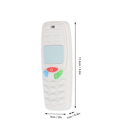 Flexible Silicone Teething Toy - Safe and Portable Chew Toy for Babies in Milky White - Buy Online on GoSupps.com