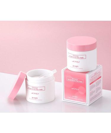 Petitfee Hibiscus Brightening Peel Pads - 70 Count, 5.41 fl. oz (160 ml) for Radiant Skin - Buy Online on GoSupps.com