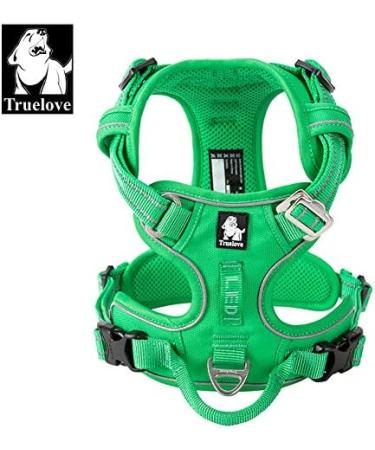 Truelove No Pull Dog Harness - Adjustable Reflective Soft Padded Vest for Dogs | TLH56512 XS Grass Green - International Shipping Available - Buy Online on GoSupps.com