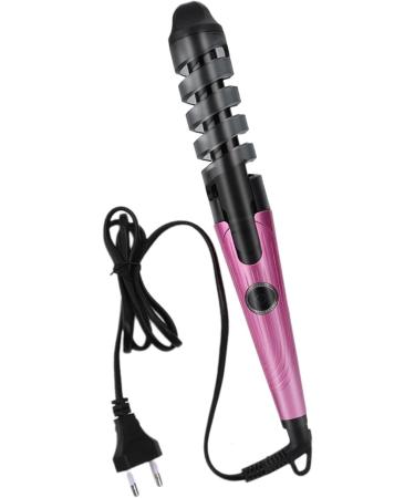 Besreey Hair Curling Wand - Portable Hair Curler Hair Straightener and Curler 2 in 1 Automatic Hair Curler Curling Wand for Girls and Women Pink US - Buy Online on GoSupps.com