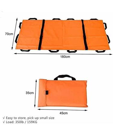 Oxford Folding Soft Stretcher Portable Transport Emergency Back Stretcher with 12 Handles Waterproof Storage Bags Capacity 350 lbs for Hospital Clinic Home Sports venues Ambulance - Buy Online on GoSupps.com