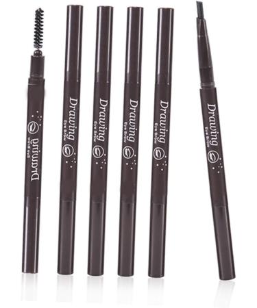 Beavorty Brow Pencil 2 in 1 Eyebrow Pencil Brush Set Auto-for Eye Brow Long Lasting Makeup (Grey) Eyebrow Makeup - Buy Online on GoSupps.com