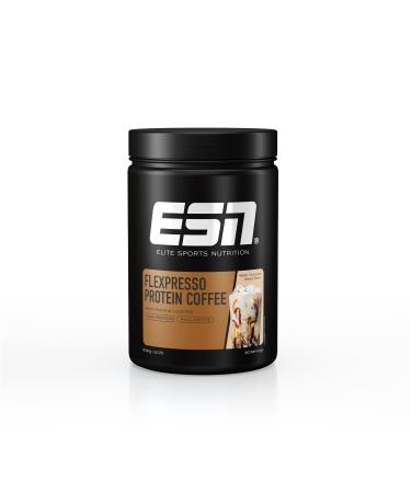 ESN Flexpresso Protein Coffee White Chocolate Mocha Flavor 908 g 2 lbs 30 Servings - Whey Protein Powder with Real Coffee Made in Germany Laboratory Tested White Chocolate Mocha 908 g (Package of 1)