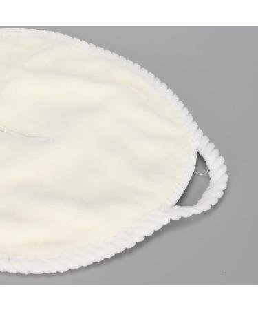 Hot Compress Facial Towel Portable Skin Friendly Reusable Skin Care Facial Towel Coral Fleece for Women for Beauty Salon for Home(One-hole mounting ear) - Buy Online on GoSupps.com