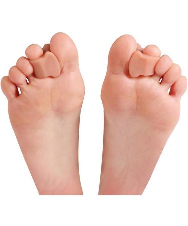 Jinlingnb Couple Silicone Gel Toe Spreader - Hallux Valgus Relief & Foot Care Tools for Perfect Pedicure - Buy Online on GoSupps.com