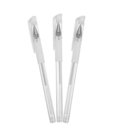 Sewroro Lot De 3 Stylos Marqueurs De Position Microplastique 3 Cm Pointe Fine Waterproof Pour Sourcils Microblading Professionnel Usage Tatouage Beaut