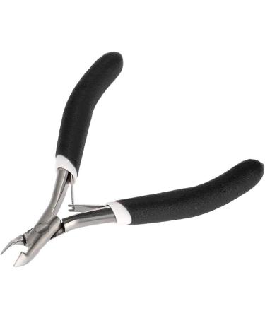 Professional Stainless Steel Nail Skin Pliers - Perfect Manicure & Pedicure Tool for Home & Salon - Black - Buy Online on GoSupps.com