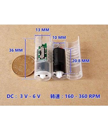 5PCS DC3V-6V 160-360RPM Micro Gear Motor 714 Coreless Motor - Toy Model/DIY Accessories - Buy Online on GoSupps.com