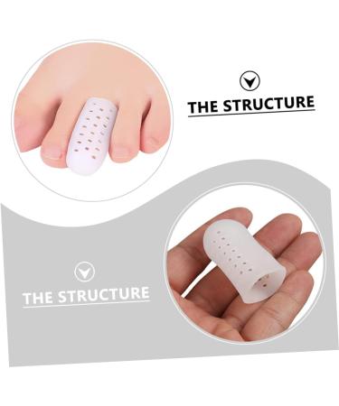 IWOWHERO Silicone Toe Splitter & Protector Pack - 6 Pairs | Toe & Blister Cushion Caps for Feet | Gel Thumb Protector & Toe Caps for Toenail Protection - Buy Online on GoSupps.com