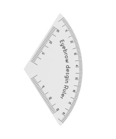 Mobestech Gabarit de Dessin des Sourcils R utilisable 1 Pi ce R gle de Guidage et Mesure pour Maquillage Permanent Outil Pr cis pour Mise Sym trique des Sourcils D butants et Retouches