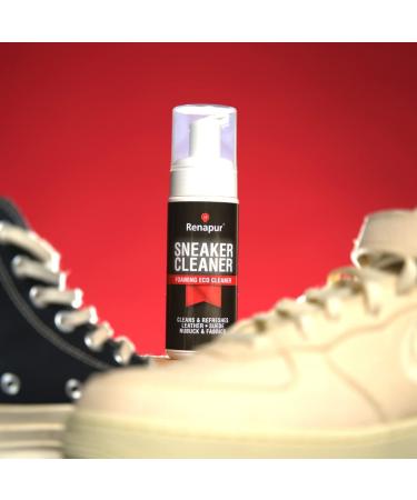 Renapur Sneaker Cleaner (150ml) - Natural Foaming Cleaner for Sneakers, Trainers & Kicks - Buy Online on GoSupps.com