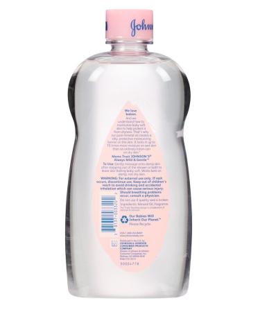 Johnson's Baby Oil 20oz (591ml) - Pack of 3 | Moisturizing Baby Oil - Buy Online on GoSupps.com