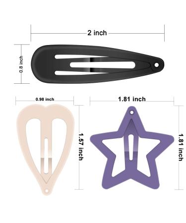 Snap Hair Clips Set - Non-slip Hair Barrettes for Girls, Women, Toddlers, Kids | ECADY - Buy Online on GoSupps.com