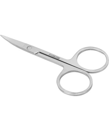 Eyebrow Scissors Stainless Steel Curved Blade Lightweight and Portable Suitable for Trimming False Eyelashes - Buy Online on GoSupps.com