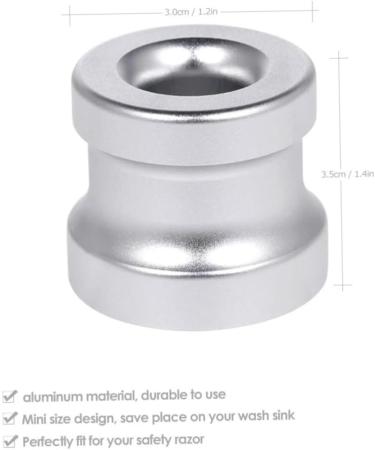 Magiclulu Razor Holder Brackets - Premium Aluminum Organizer for Trimmer & Manual Razors - Safe & Stylish White Design - Buy Online on GoSupps.com