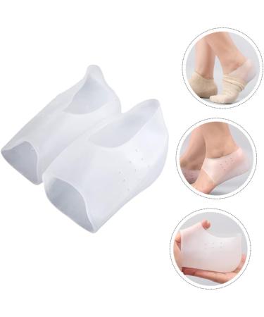 NOLITOY Height Increasing Insoles for Men & Women - Breathable Heel Cups for Pain Relief | Transparent Heightening Insoles 13x8cm - Buy Online on GoSupps.com