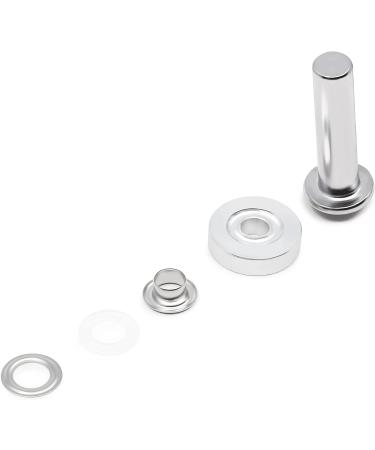 Dritz 1/4 Silver Eyelets & Tools - 72 Sets, Nickel Plated, 2-Part Eyelet Kit - Buy Online on GoSupps.com